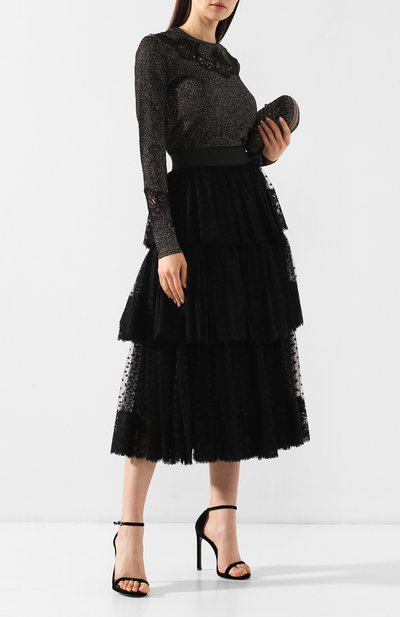 Многослойная юбка-миди DOLCE & GABBANA, арт. F4A6XT/FLMJT, фото 2