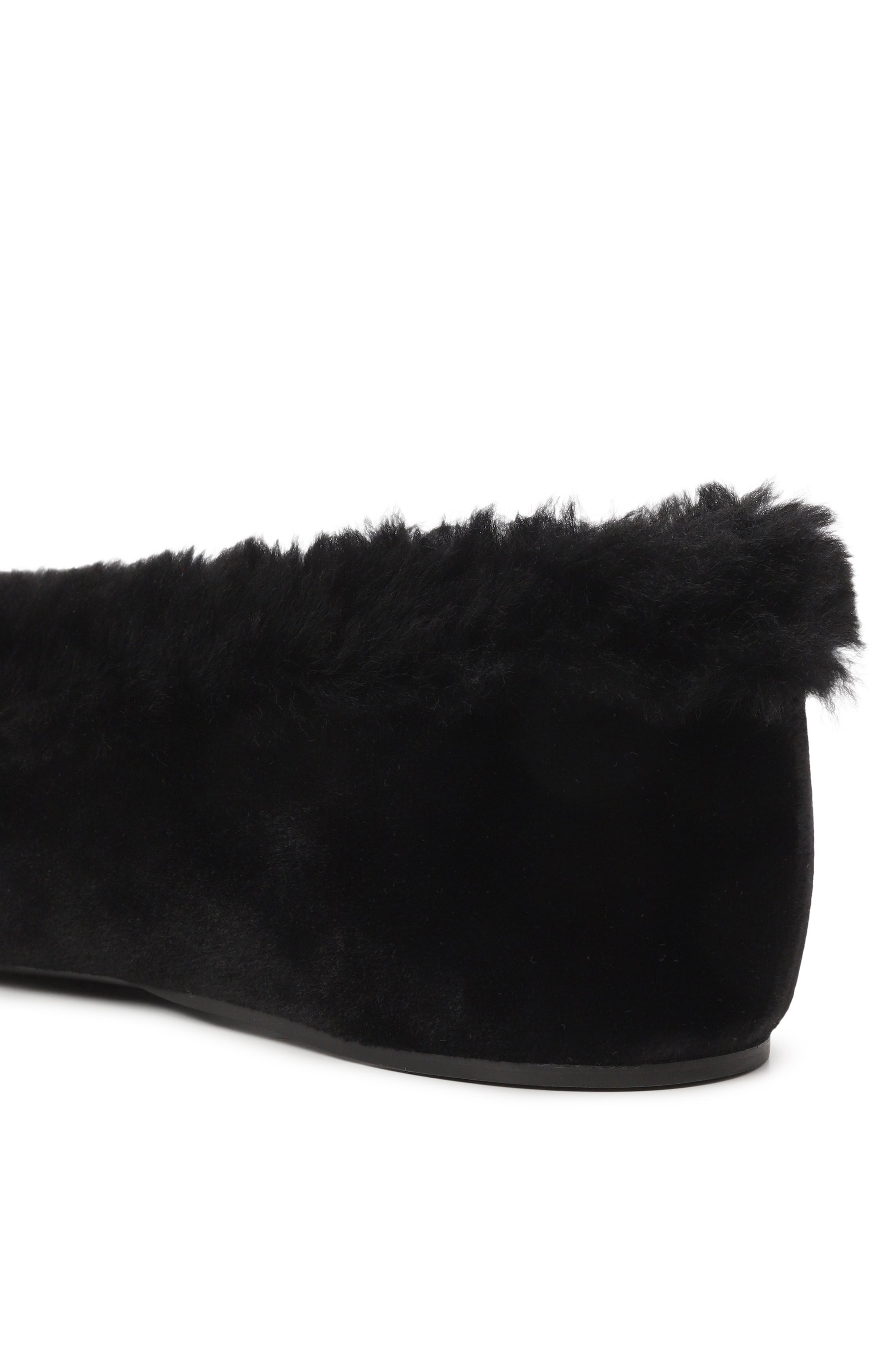 Текстильные балетки TOTEME черного цвета по цене 65900 руб., арт. 251-WAS0183-FB0361, фото 7 Текстильные балетки TOTEME, арт. 251-WAS0183-FB0361, фото 7