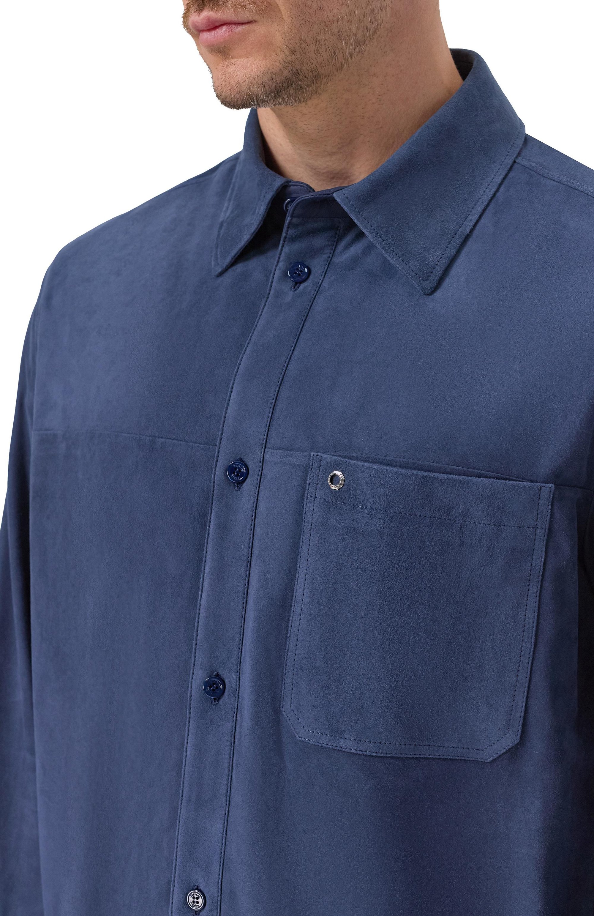 Замшевая рубашка STEFANO RICCI, арт. M7J6100352/SUEJS3_003, фото 5