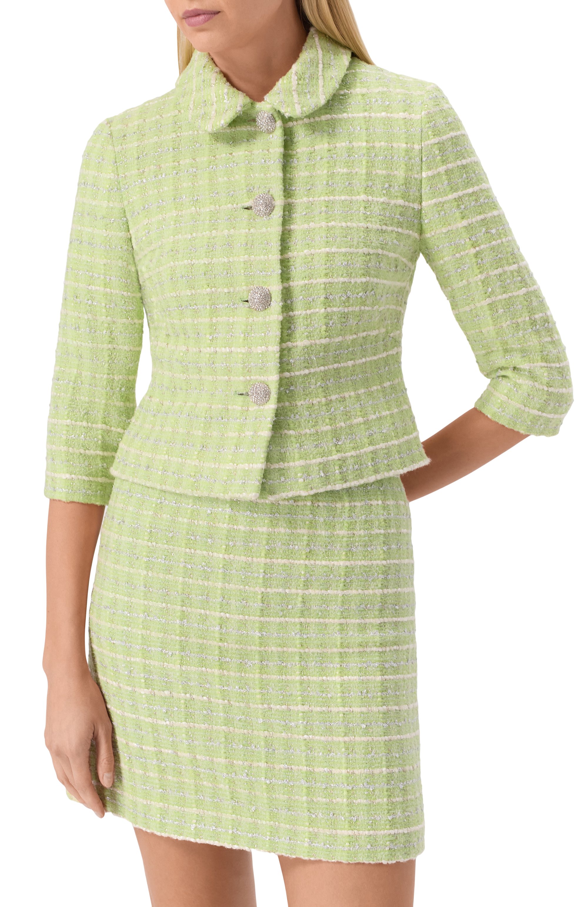 Твидовый жакет MVST, арт. 25E/X2P/0/L031/3056, фото 3