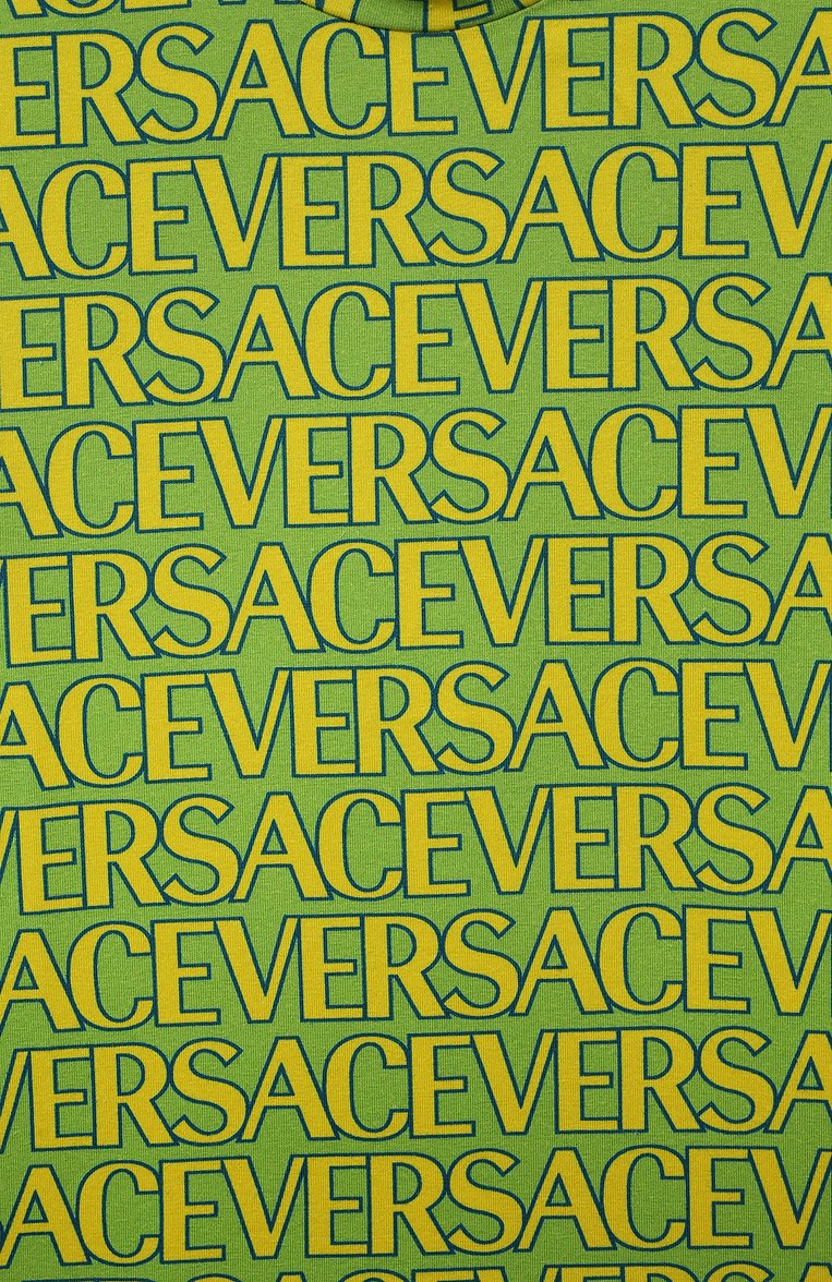 Хлопковая футболка VERSACE, арт. 1000129/1A08295/4A-6A, фото 1