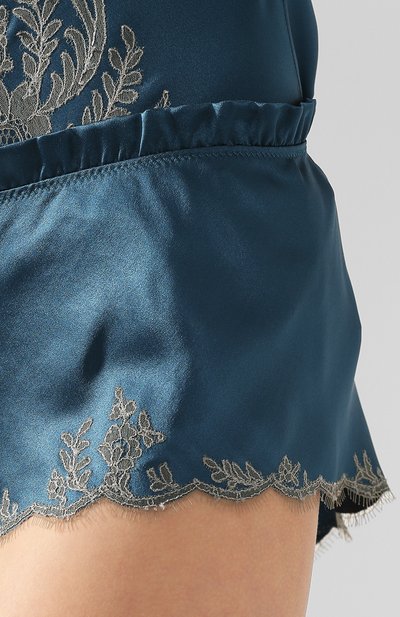 Шелковые шорты с кружевной отделкой CARINE GILSON, арт. FG0768PE W18, фото 5