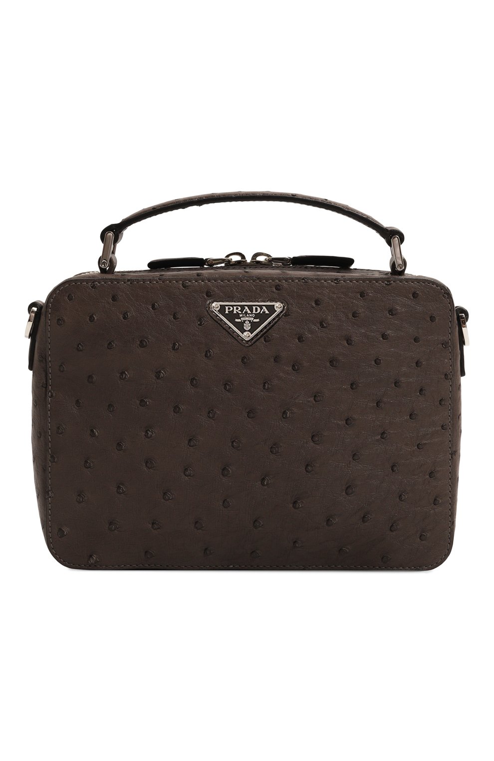 Сумка из кожи страуса PRADA, арт. 2VH069-K53-F0480-OMI, фото 1