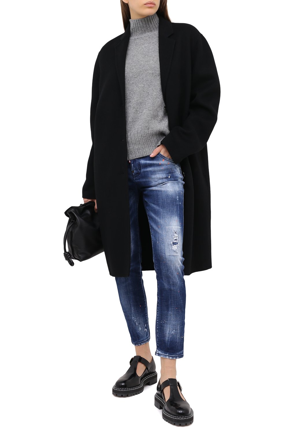 Джинсы DSQUARED2 синего цвета по цене 62150 руб., арт. S75LB0359/S30342, фото 3 Джинсы DSQUARED2, арт. S75LB0359/S30342, фото 3