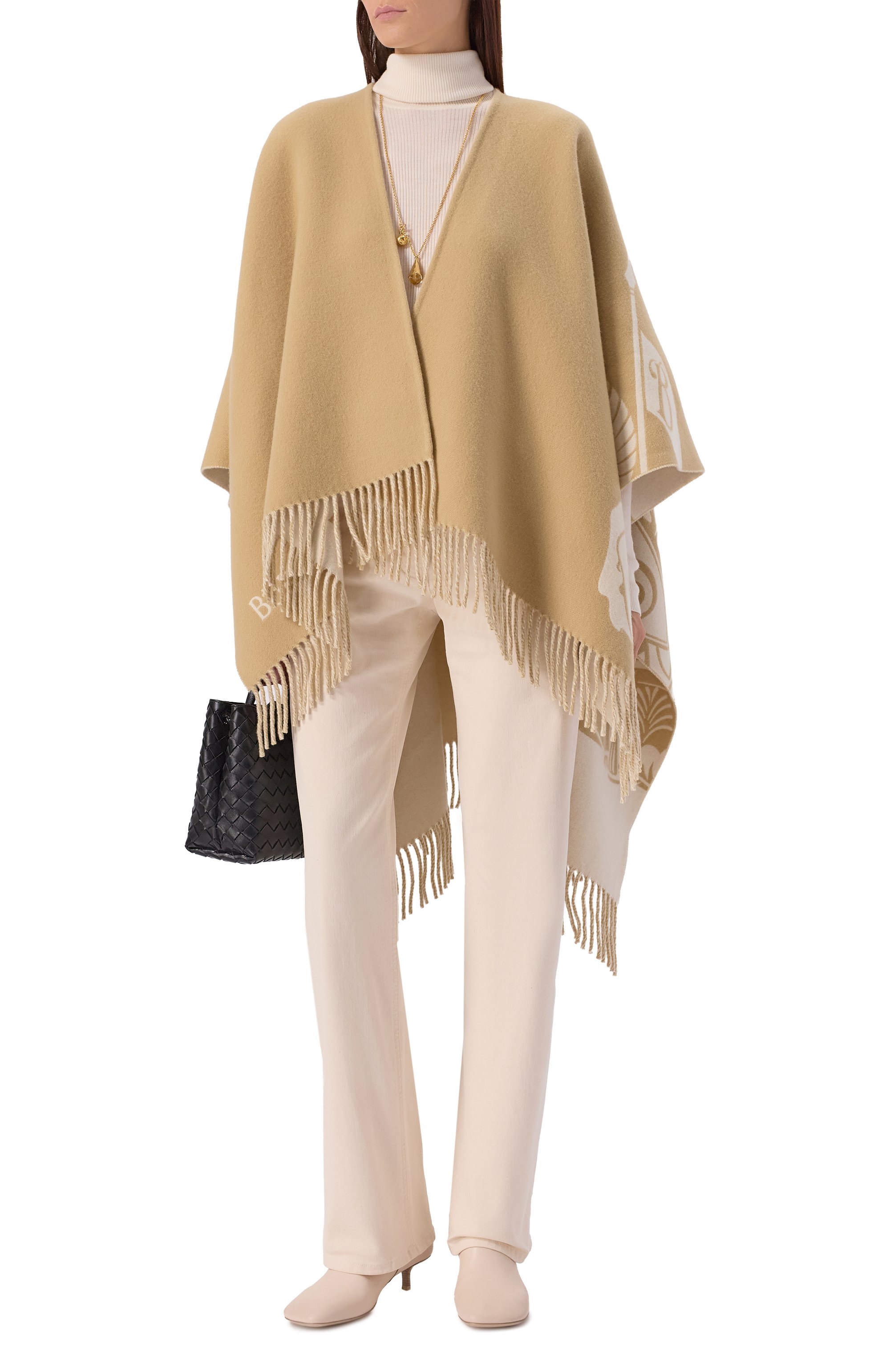 Пончо из шерсти и кашемира BURBERRY, арт. 8110229, фото 2