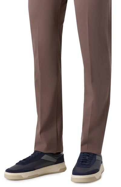 Кожаные кеды baltimore BOSS, арт. 50548705, фото 3