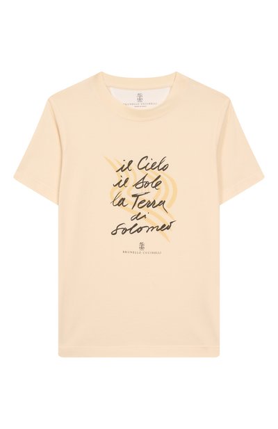 Хлопковая футболка BRUNELLO CUCINELLI, арт. B0B13T166B, фото 1