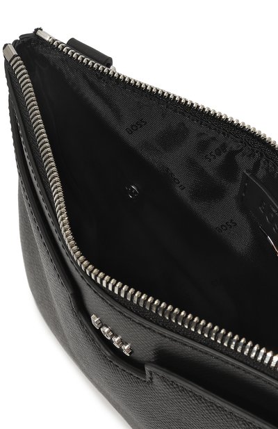 Кожаная сумка BOSS черного цвета по цене 39200 руб., арт. 50512102, фото 5 Кожаная сумка BOSS, арт. 50512102, фото 5