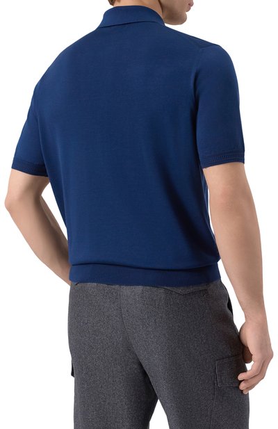 Шелковое поло STEFANO RICCI, арт. K616215P31/F26101, фото 4