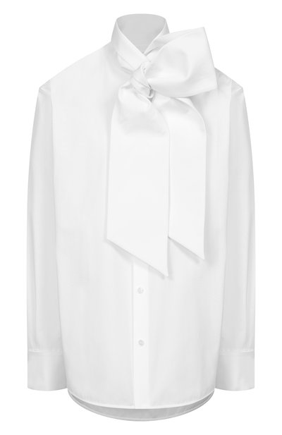 Женская хлопковая рубашка SAINT LAURENT, арт. 865302/Y1H48