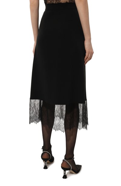 Шелковая юбка CHAPURIN черного цвета по цене 75000 руб., арт. SK/19518/27875-м/SS 23, фото 4 Шелковая юбка CHAPURIN, арт. SK/19518/27875-м/SS 23, фото 4