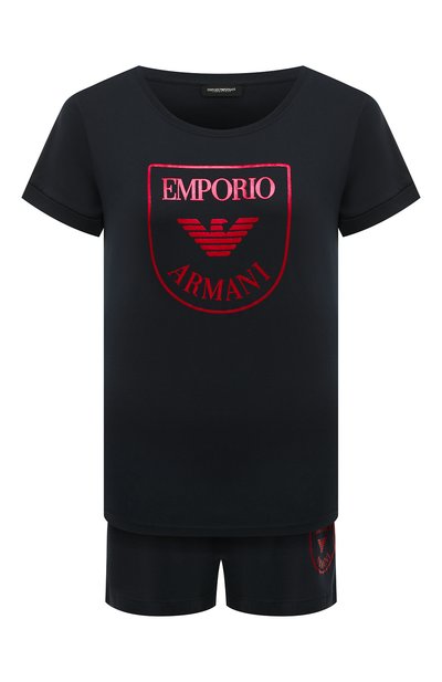 Женская хлопковая пижама EMPORIO ARMANI, арт. 164565/2R255