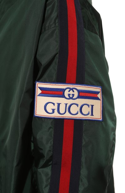 Анорак GUCCI зеленого цвета по цене 172800 руб., арт. 654827 ZAGVU, фото 5 Анорак GUCCI, арт. 654827 ZAGVU, фото 5