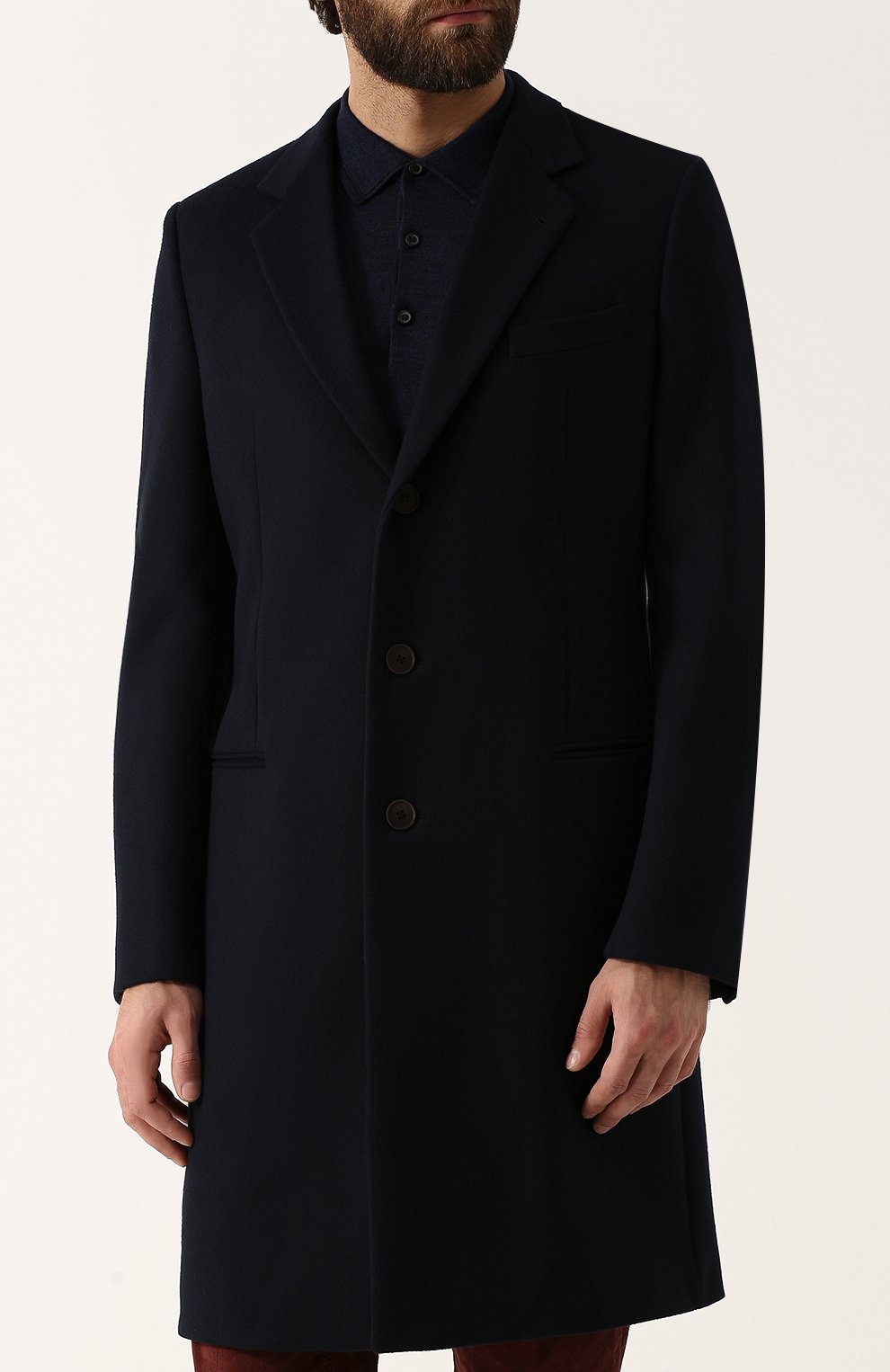 Однобортное кашемировое пальто GIORGIO ARMANI, арт. ZSLG11/ZS315, фото 3