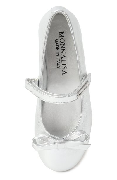 Кожаные балетки MONNALISA, арт. 87F000, фото 4