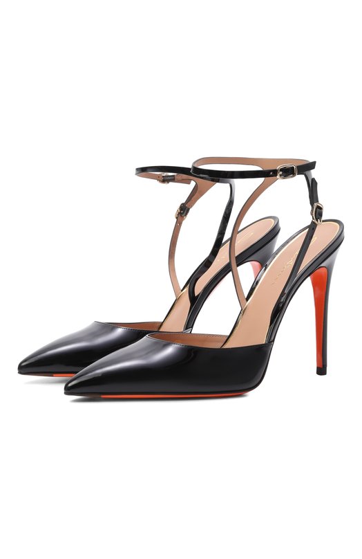 Кожаные туфли Santoni WDSG72266HA2NVHD Чёрный WDSG72266HA2NVHD