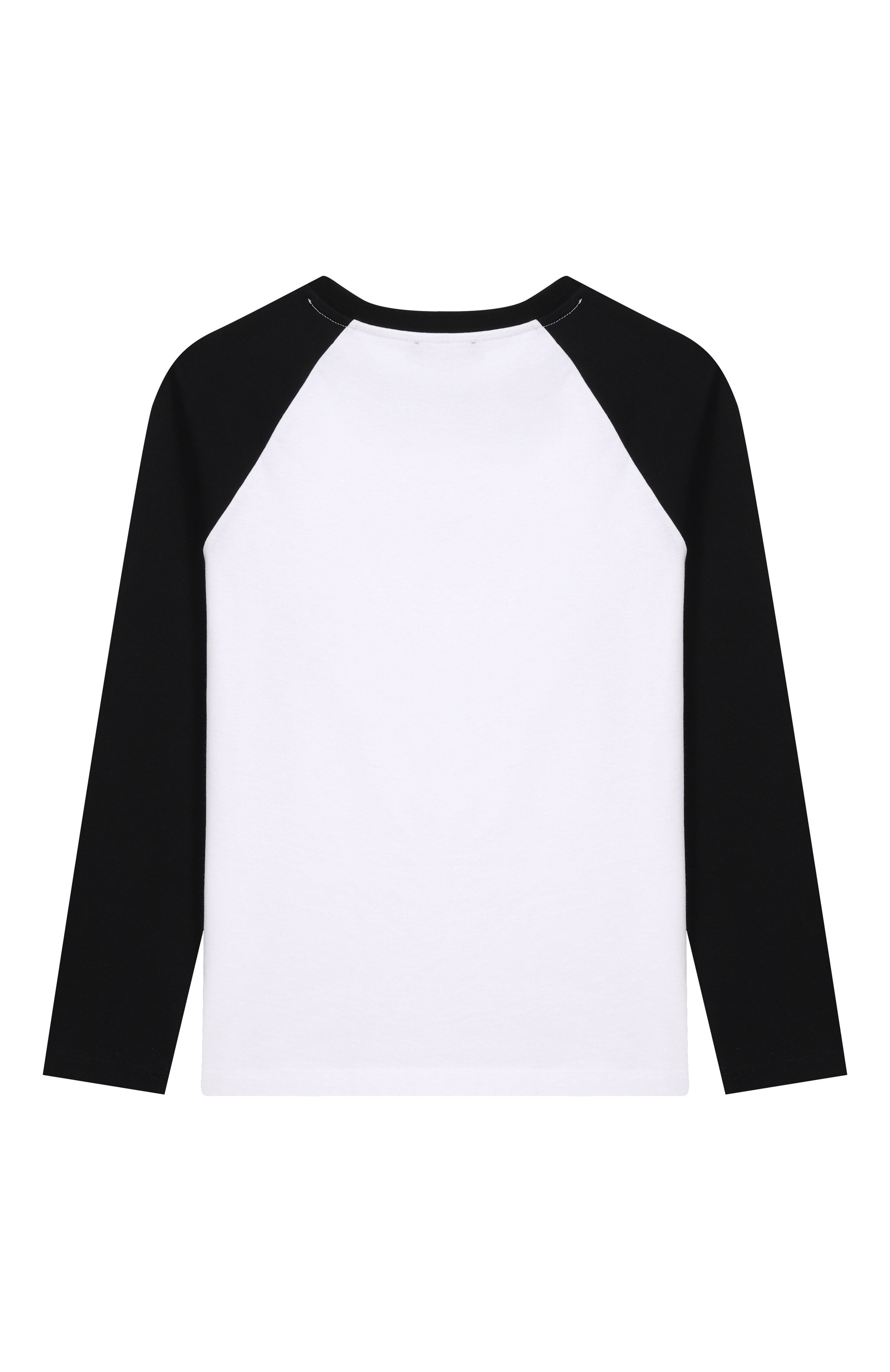 Хлопковый лонгслив BALMAIN черно-белого цвета по цене 19050 руб., арт. BY8P30, фото 2 Хлопковый лонгслив BALMAIN, арт. BY8P30, фото 2