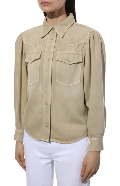 Джинсовая рубашка ISABEL MARANT ETOILE, арт. CH0802-22P021E/TAHISLI, фото 3