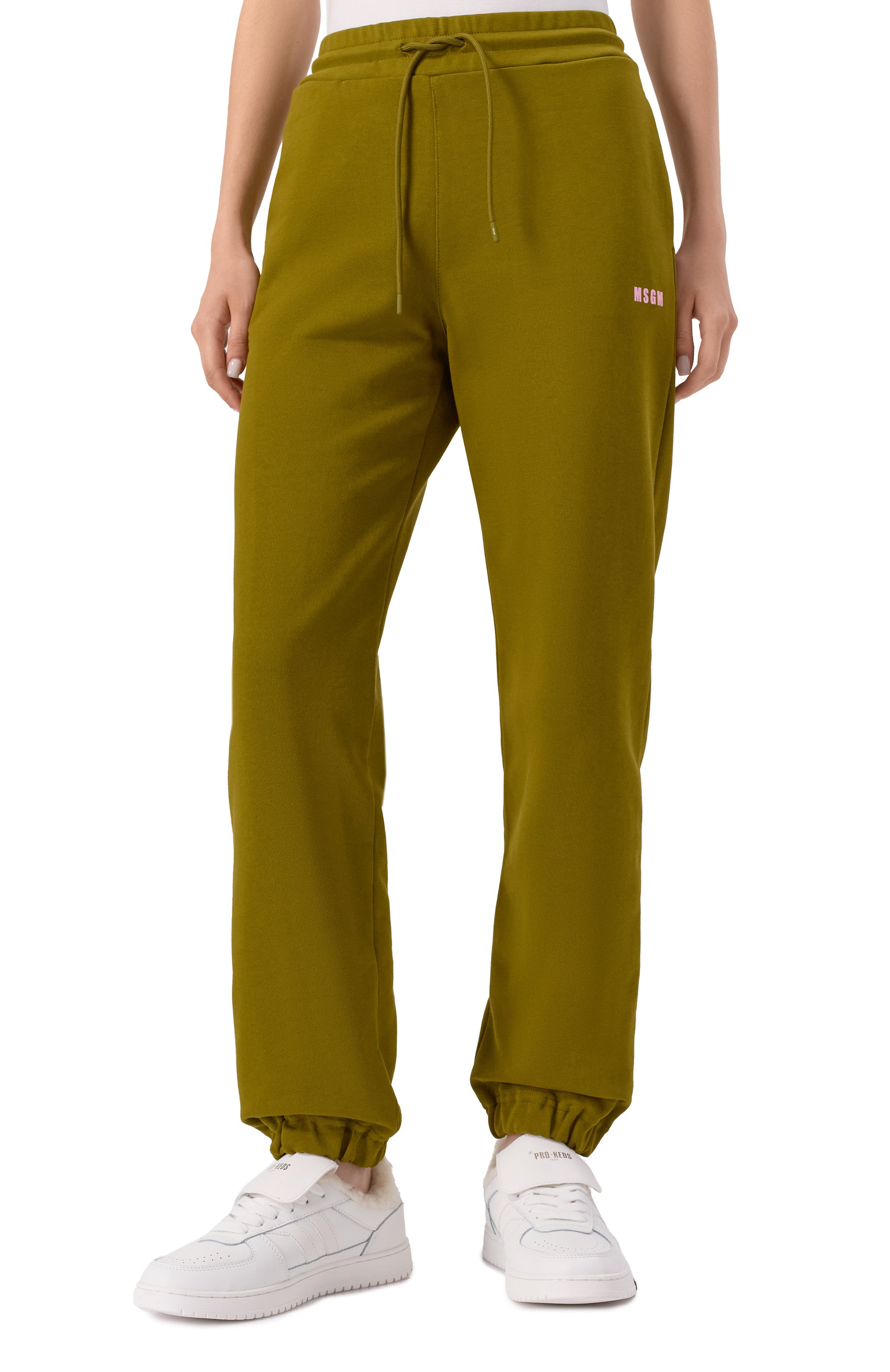 Хлопковые джоггеры MSGM, арт. 3941MDP500/257799, фото 3