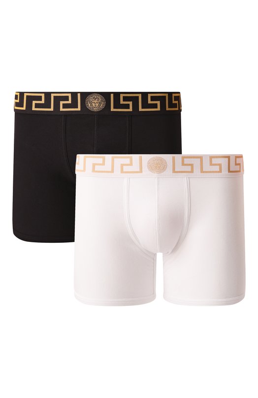 Комплект из двух боксеров Versace AU10192/1A10011 Чёрно-белый AU10192/1A10011