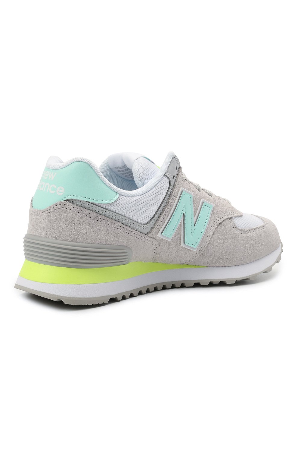 Комбинированные кроссовки 574 classic NEW BALANCE, арт. WL574SS2/B, фото 4