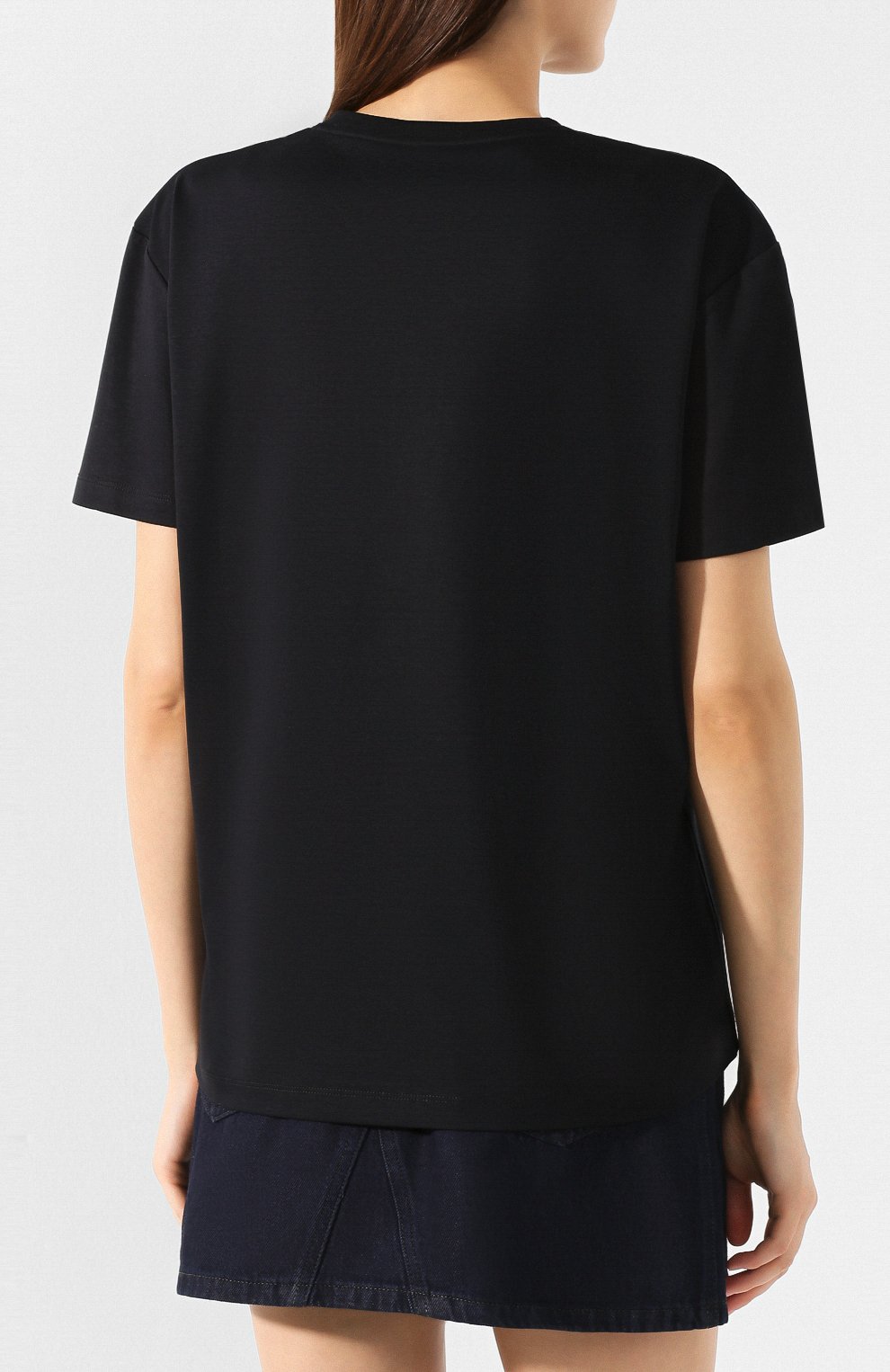 Хлопковая футболка KENZO черного цвета по цене 27600 руб., арт. F962TS950939, фото 4 Хлопковая футболка KENZO, арт. F962TS950939, фото 4
