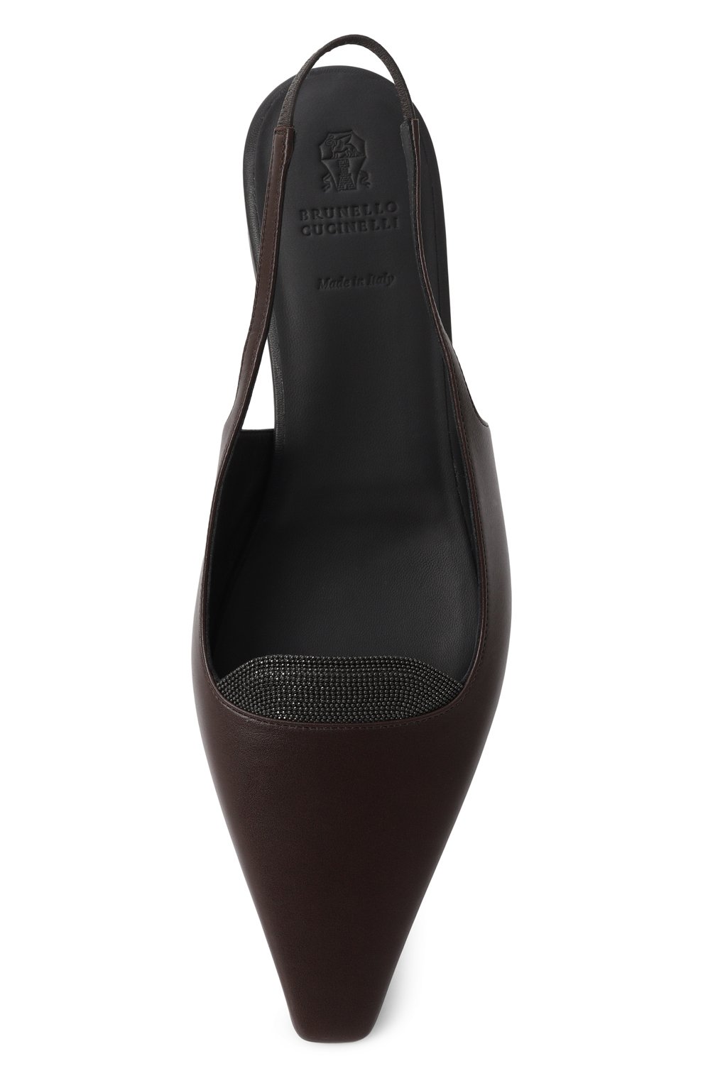 Кожаные балетки BRUNELLO CUCINELLI, арт. MZSKC2763P, фото 6