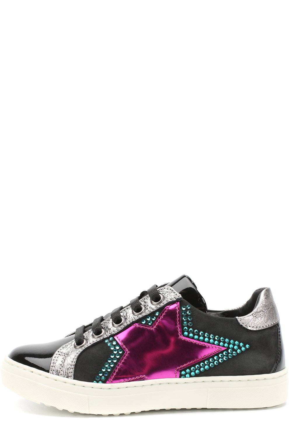 Лаковые кроссовки с аппликациями MISSOURI, арт. 11645/27-30, фото 2