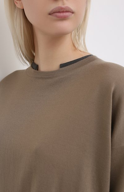Пуловер из шерсти и кашемира BRUNELLO CUCINELLI, арт. M14817910P, фото 5