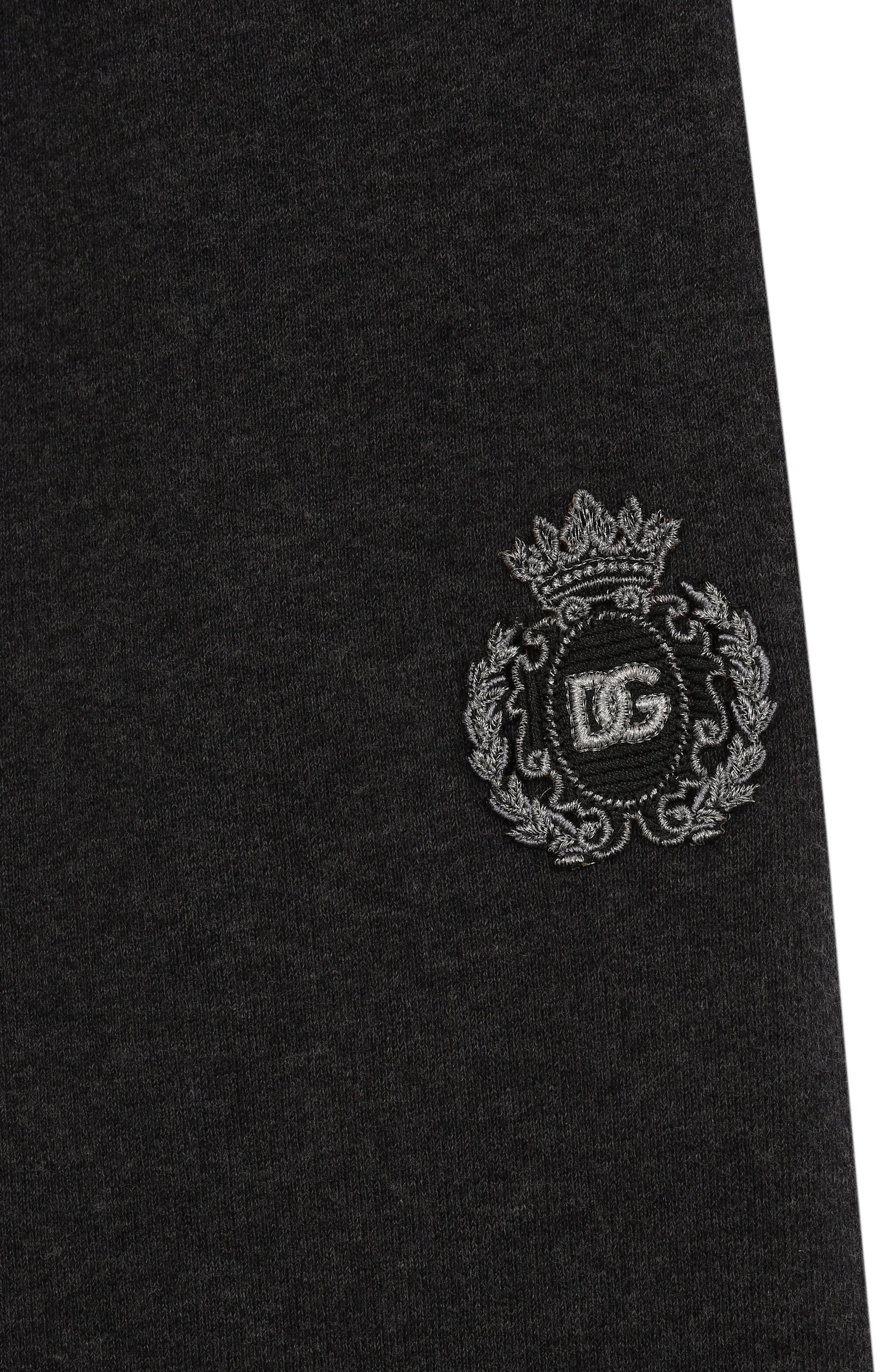 Хлопковые джоггеры DOLCE & GABBANA, арт. L4JPKS/G7PK0/8-12+, фото 3