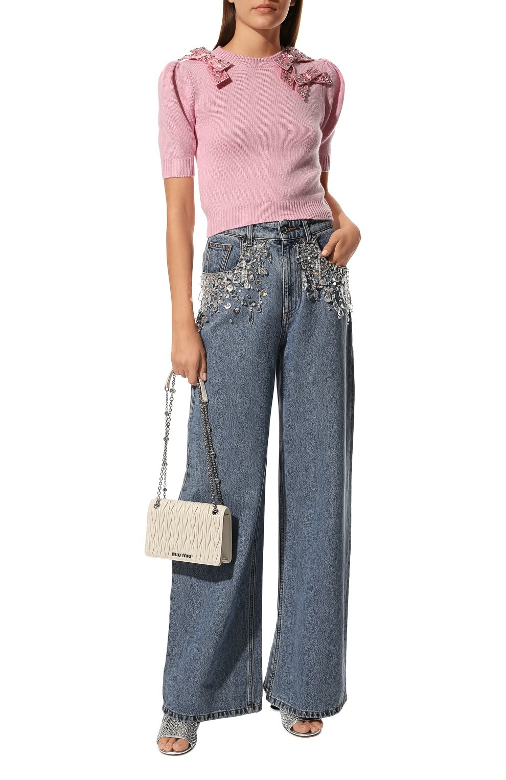 Кашемировый пуловер MIU MIU, арт. MML462-1JX7-F0V94, фото 2