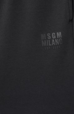 Детские хлопковые шорты MSGM KIDS черного цвета, арт. S5MSJUBE173 | Фото 3 (Материал сплава: Проставлено; Нос: Не проставлено; Случай: Повседневный; Мальчики Кросс-КТ: Шорты-спорт; Материал внешний: Хлопок; Ростовка одежда: 6 лет | 116 см, 16 лет | 164 см, 10 - 11 лет | 140 - 146см, 8 лет | 128 см, 12 лет | 152 см)