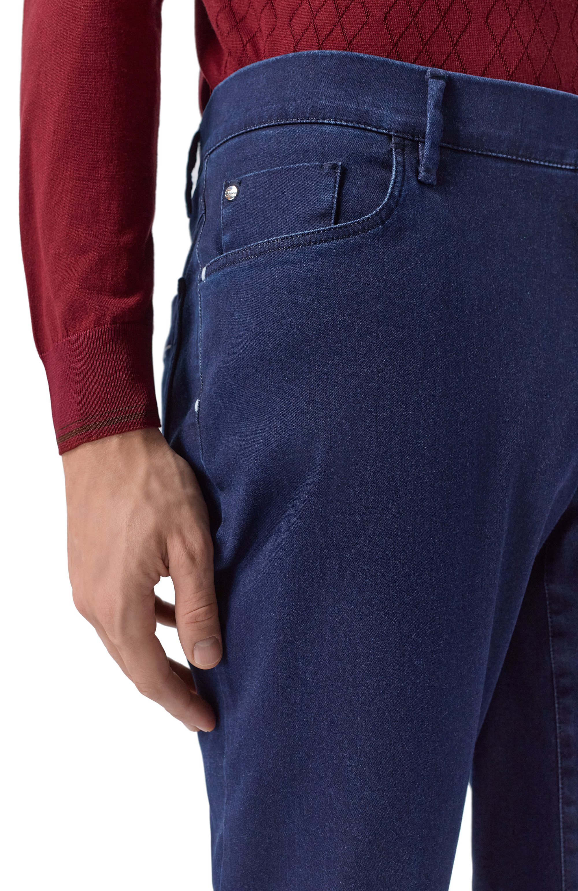 Джинсы regular ZILLI темно-синего цвета по цене 126500 руб., арт. J5T201M0441VZP000, фото 5 Джинсы regular ZILLI, арт. J5T201M0441VZP000, фото 5