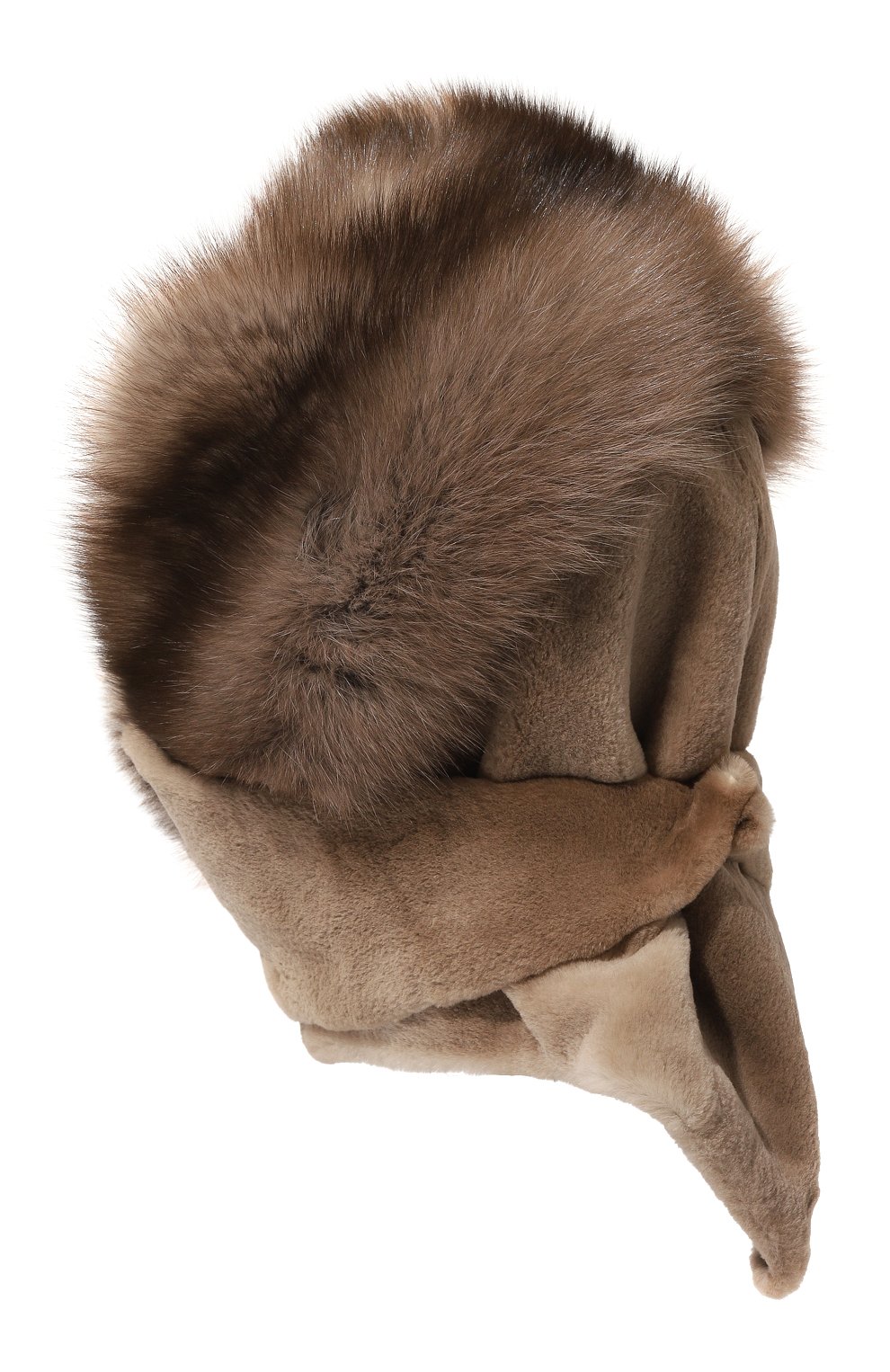 Меховая косынка из норки и соболя VICTORIA KUSENKOVA бежевого цвета по цене 365420 руб., арт. 041913694032, фото 3 Меховая косынка из норки и соболя VICTORIA KUSENKOVA, арт. 041913694032, фото 3