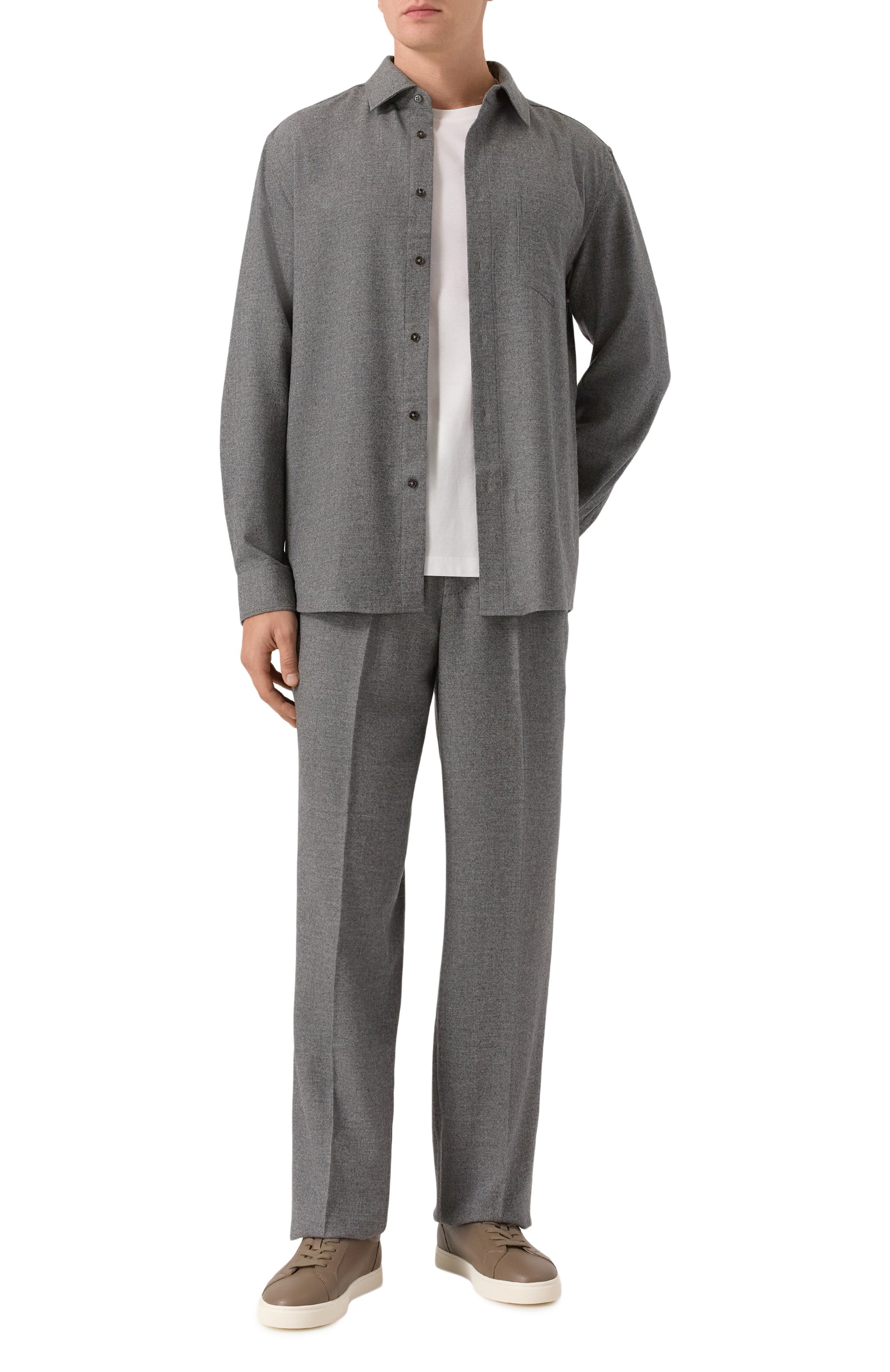 Шерстяная рубашка 12 STOREEZ, арт. 129508, фото 2