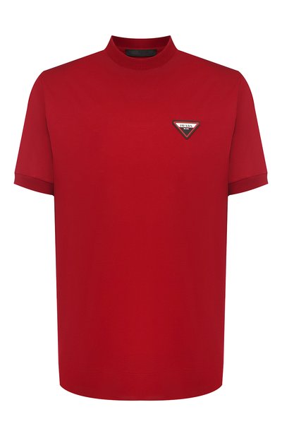 Хлопковая футболка PRADA, арт. UJN558-QYR-F0041, фото 1