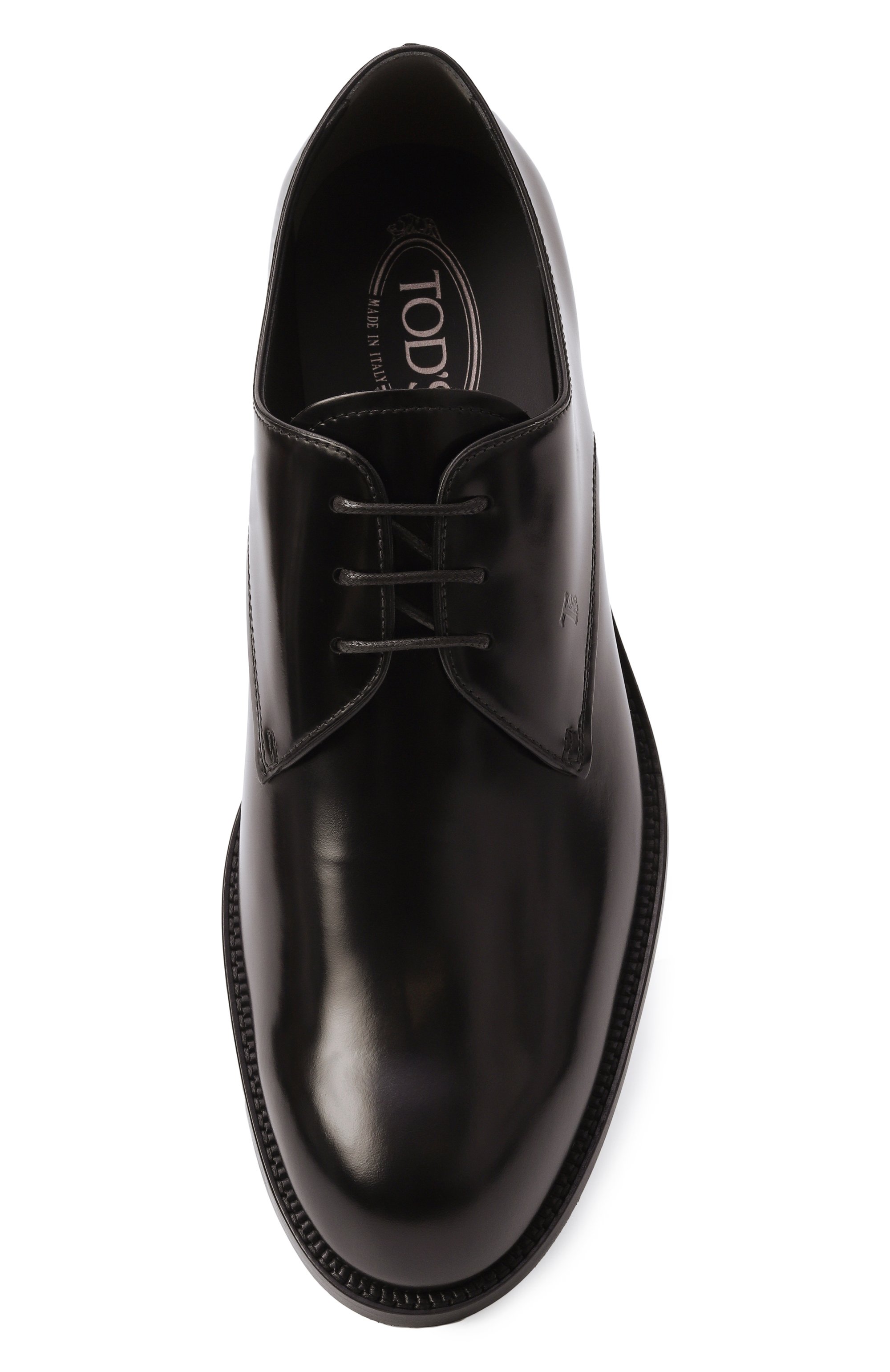 Кожаные дерби TOD’S черного цвета по цене 99800 руб., арт. XXM01E00C20AKT, фото 5 Кожаные дерби TOD’S, арт. XXM01E00C20AKT, фото 5