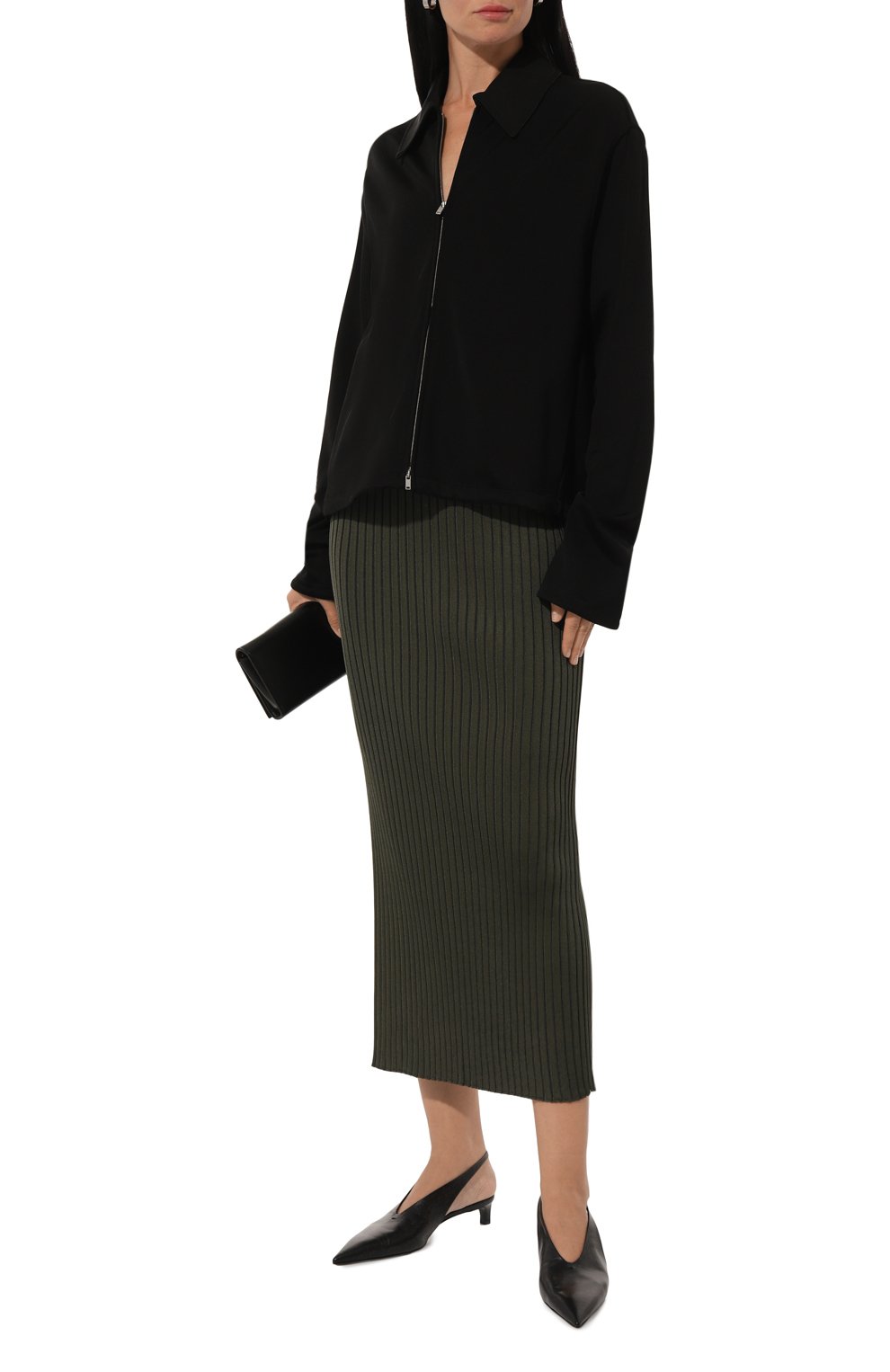 Юбка из вискозы JIL SANDER, арт. J02MA0217/J18313, фото 2