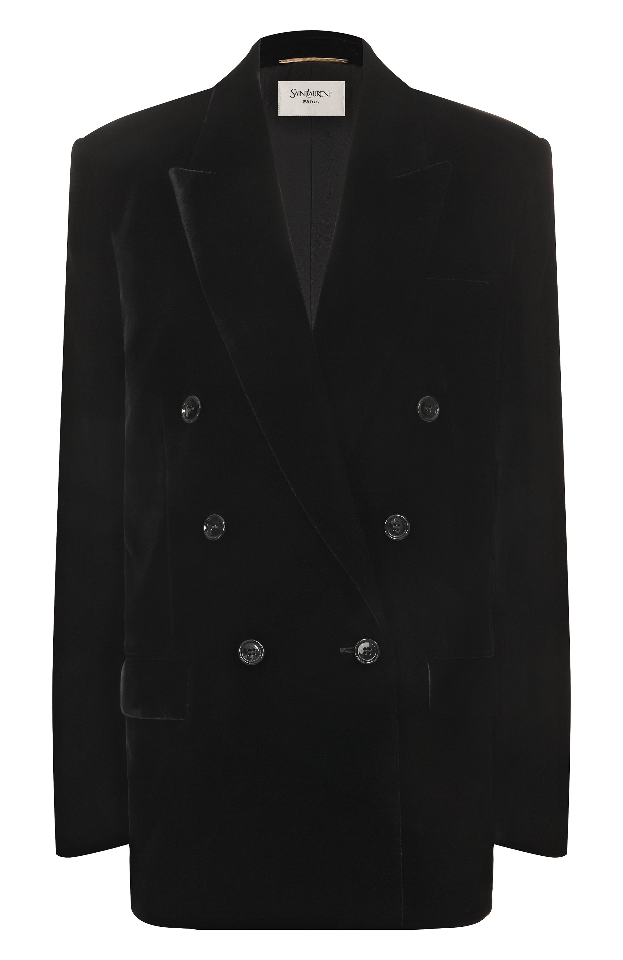 Бархатный жакет SAINT LAURENT, арт. 842990/Y525R, фото 1
