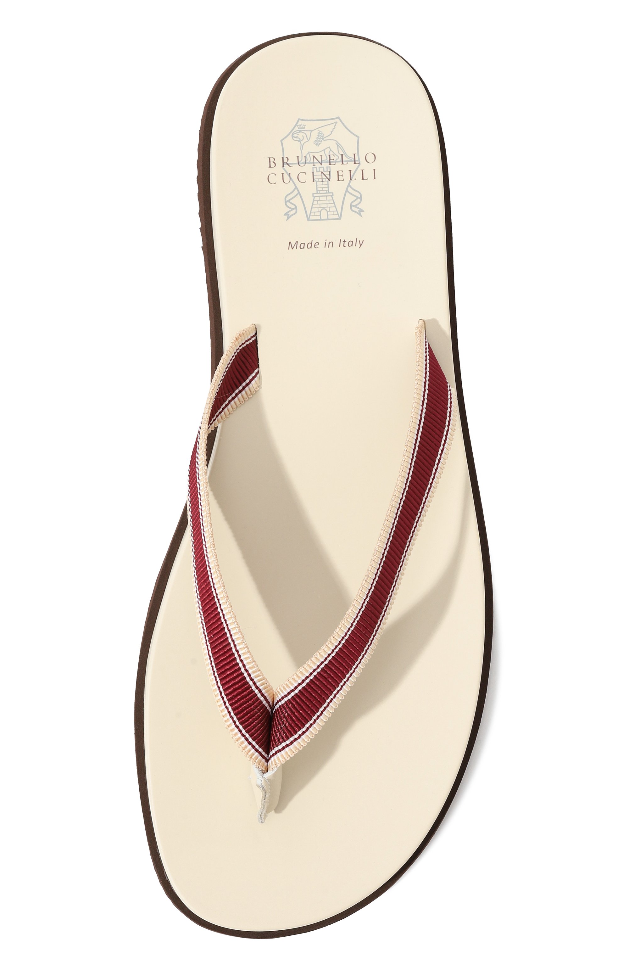 Текстильные шлепанцы BRUNELLO CUCINELLI, арт. MZUNAVH315, фото 6