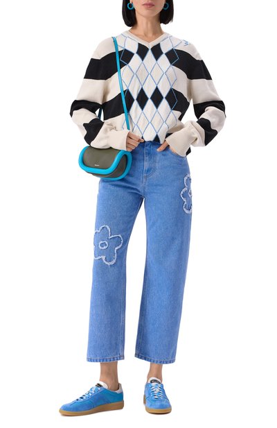 Хлопковый пуловер MARNI, арт. CVMD0151Q0/UFC657, фото 2