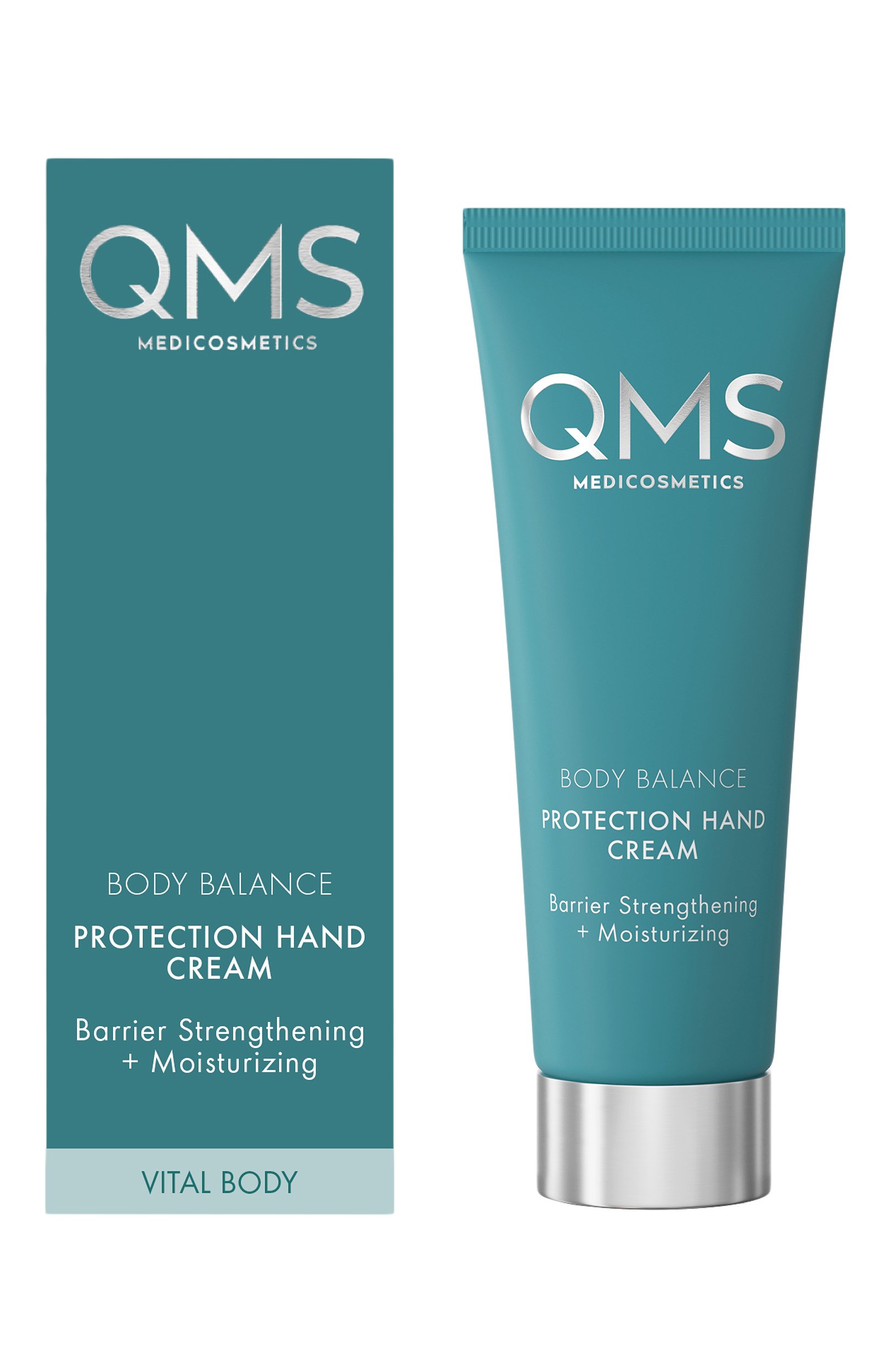 Антивозрастной увлажняющий крем для рук replenishing protection (75ml) QMS MEDICOSMETICS бесцветного цвета по цене 8750 руб., арт. 2034100, фото 1 Антивозрастной увлажняющий крем для рук replenishing protection (75ml) QMS MEDICOSMETICS, арт. 2034100, фото 1