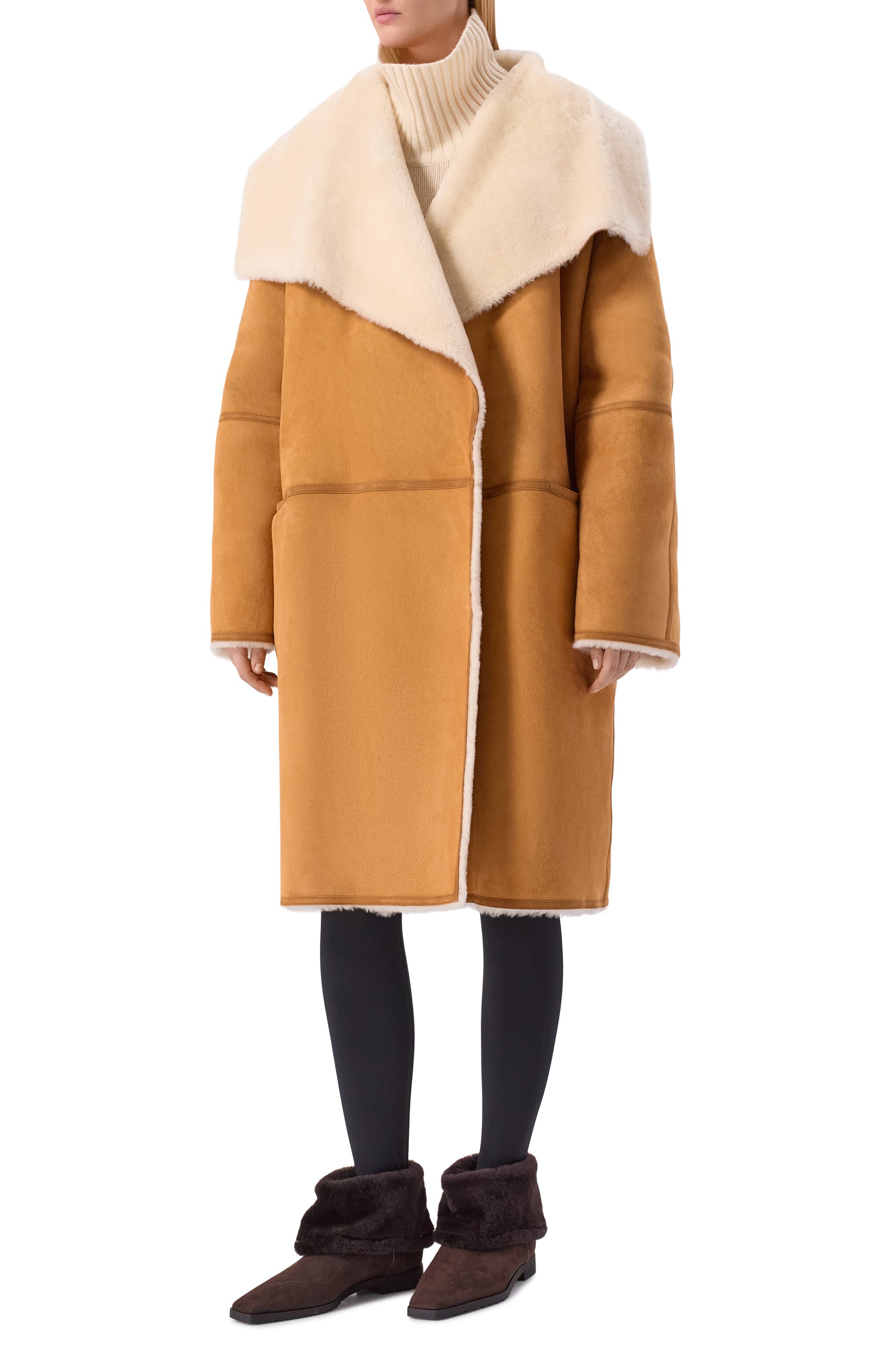 Дубленка из овчины TOTEME, арт. 254-WR00260-LE0169, фото 3