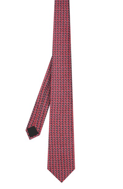 Шелковый галстук LANVIN красного цвета по цене 11150 руб., арт. 3524/TIE, фото 3 Шелковый галстук LANVIN, арт. 3524/TIE, фото 3