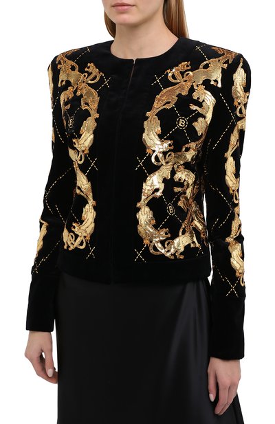 Хлопковый жакет BALMAIN, арт. UF17572/C256, фото 3