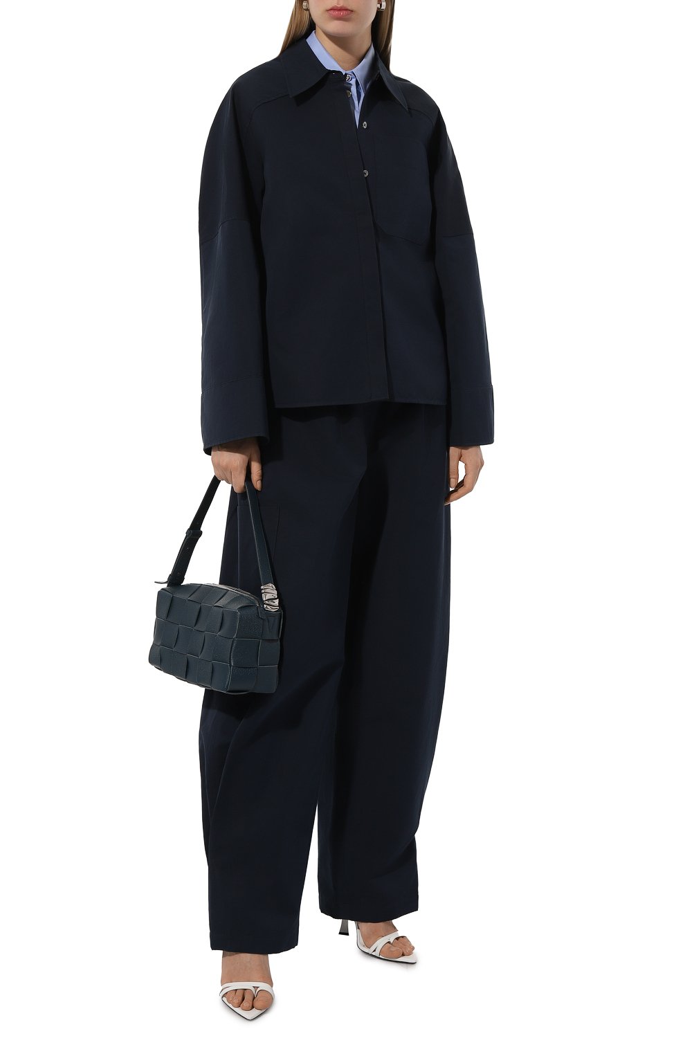 Хлопковая рубашка GUCCI голубого цвета по цене 95800 руб., арт. 744781/Z321B, фото 2 Хлопковая рубашка GUCCI, арт. 744781/Z321B, фото 2