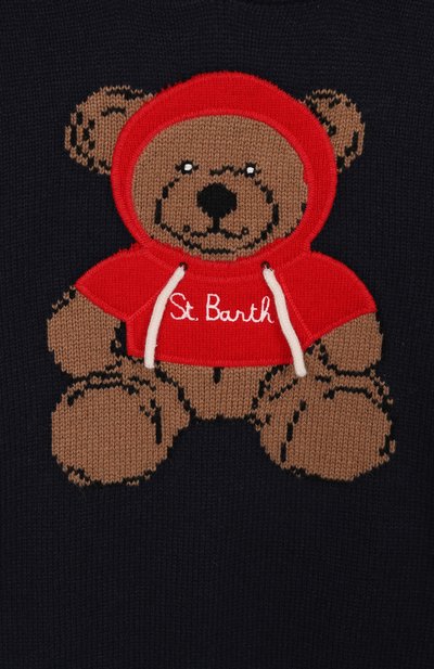 Худи из шерсти и вискозы MC2 SAINT BARTH, арт. W000002-00076I/W00D JR, фото 3