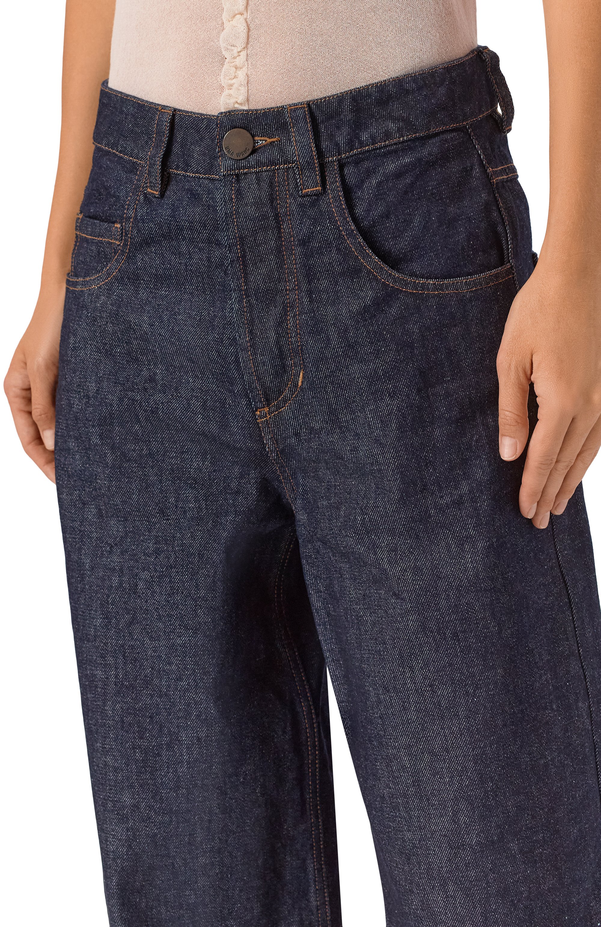 Джинсы UMA WANG синего цвета по цене 55950 руб., арт. W2 M UP3036, фото 5 Джинсы UMA WANG, арт. W2 M UP3036, фото 5