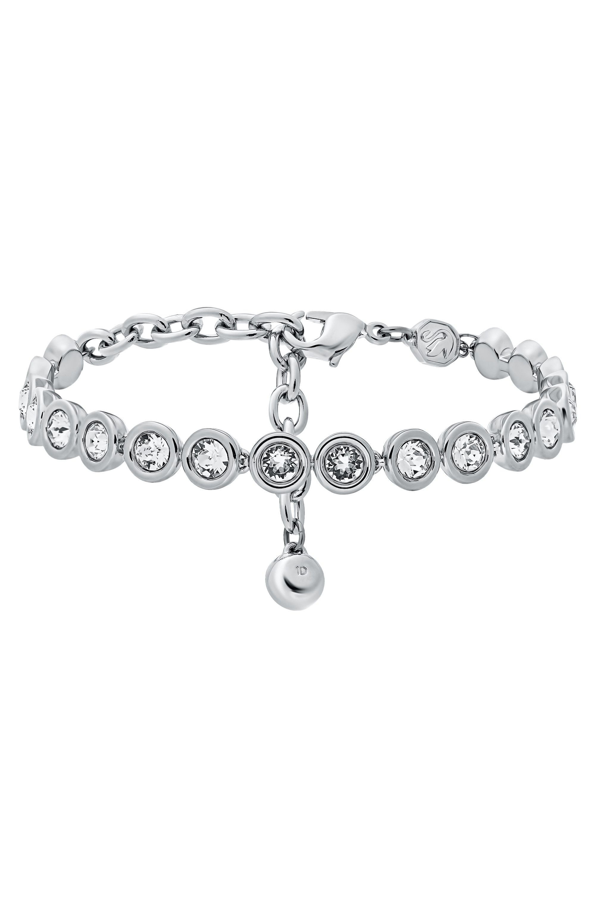 Браслет imber tennis SWAROVSKI серебряного цвета по цене 24500 руб., арт. 5682666, фото 1 Браслет imber tennis SWAROVSKI, арт. 5682666, фото 1