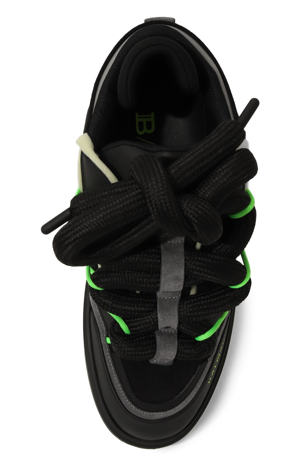 Кожаные кеды b-court puffy skate BALMAIN, арт. DM1VI361/LBTC, фото 6